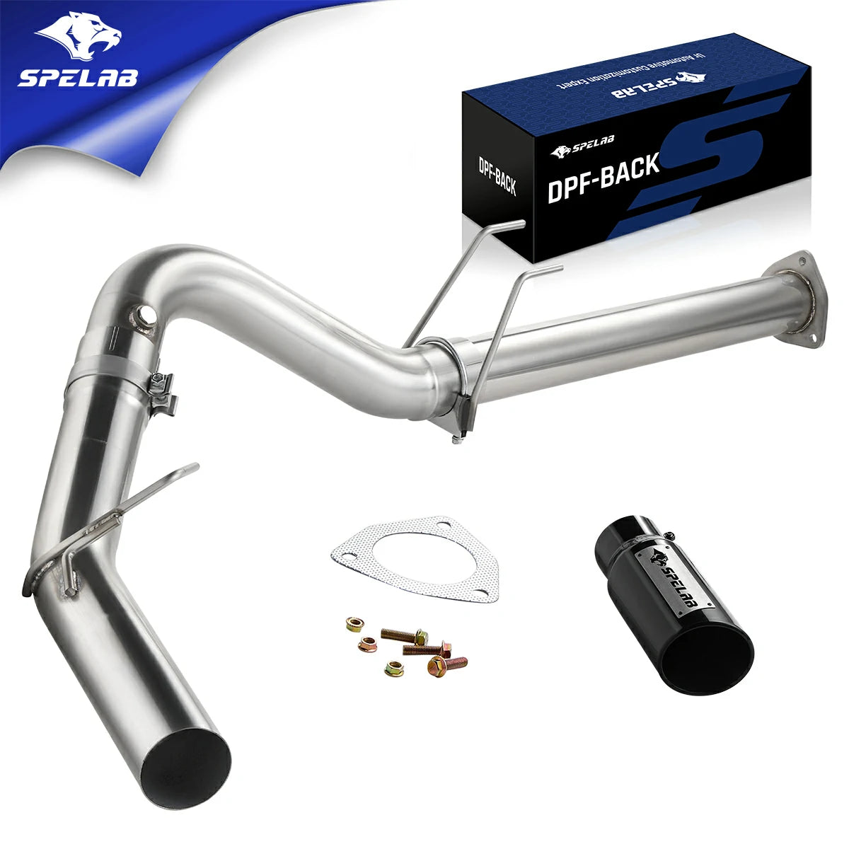 4'' DPF Back Exhaust Single Side Exit 2011-2016 6.7L Powerstroke Ford F250 F350 F450