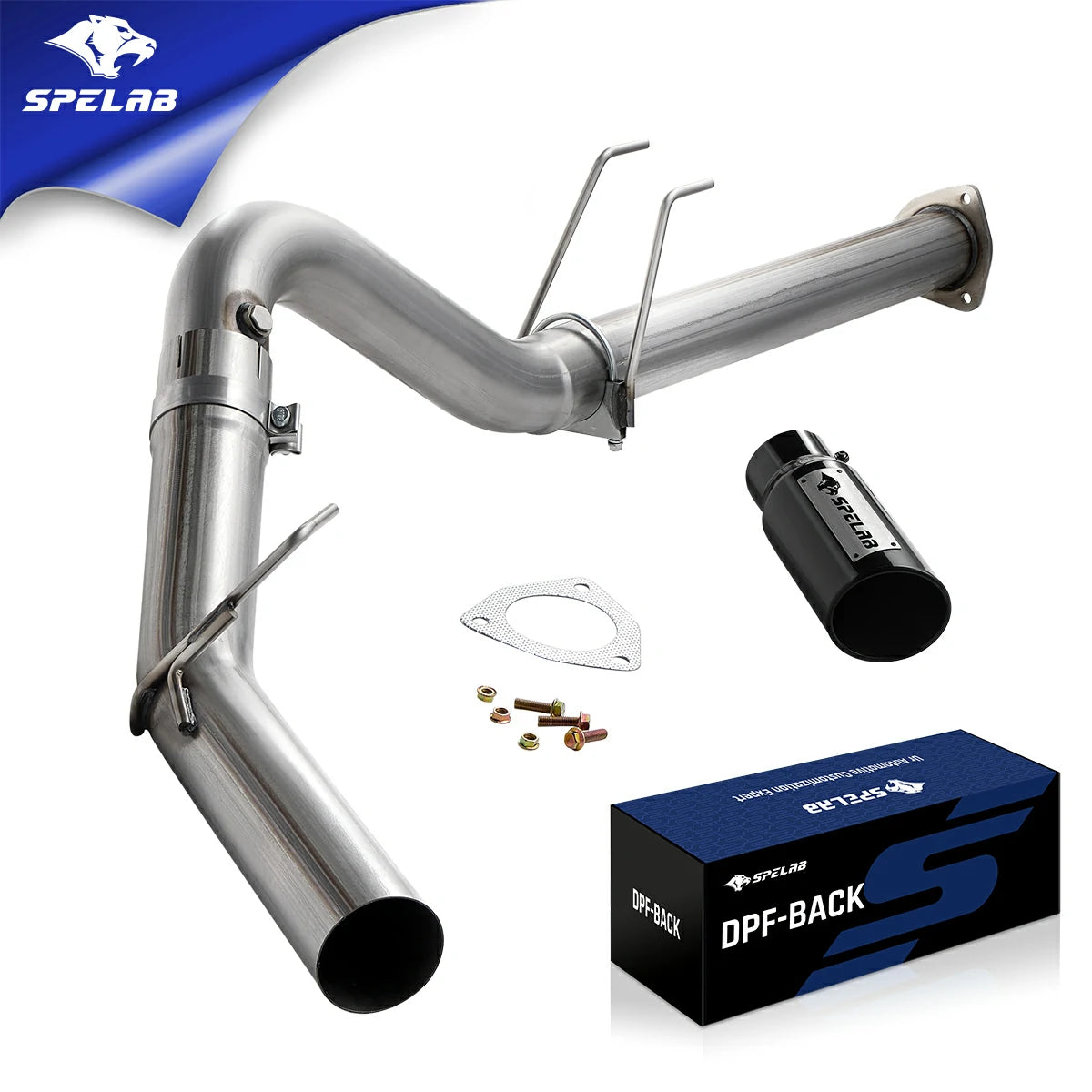 4'' DPF Back Exhaust Single Side Exit 2011-2016 6.7L Powerstroke Ford F250 F350 F450