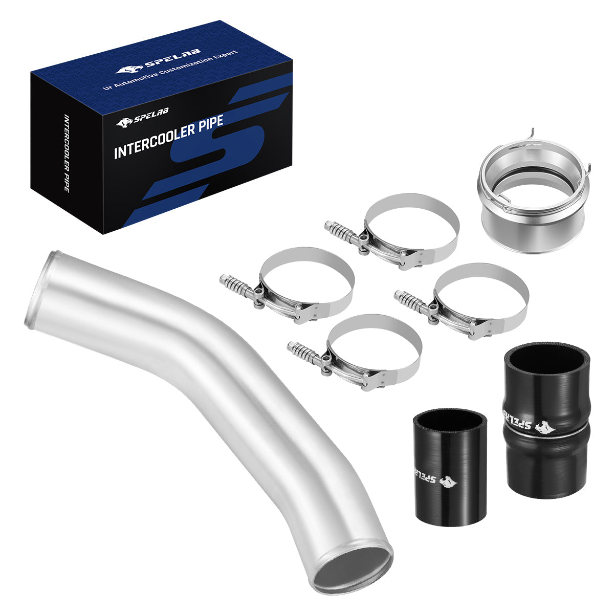 Intercooler Pipe Hot Side Kit for 2011-2025 Ford F250 F350 F450 F550 6.7L Powerstroke | SPELAB