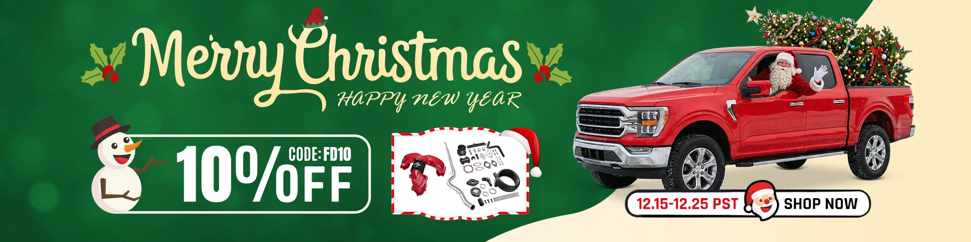 Merry Christmas sitewide 10%off with code: FD10