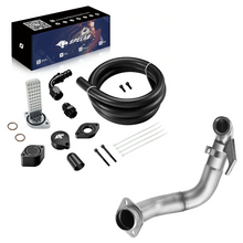 Load image into Gallery viewer, 4&quot; Turbo Downpipe Exhaust For 2015-2019 Ford 6.7L Powerstroke F250 F350 F450 F550 | SPELAB
