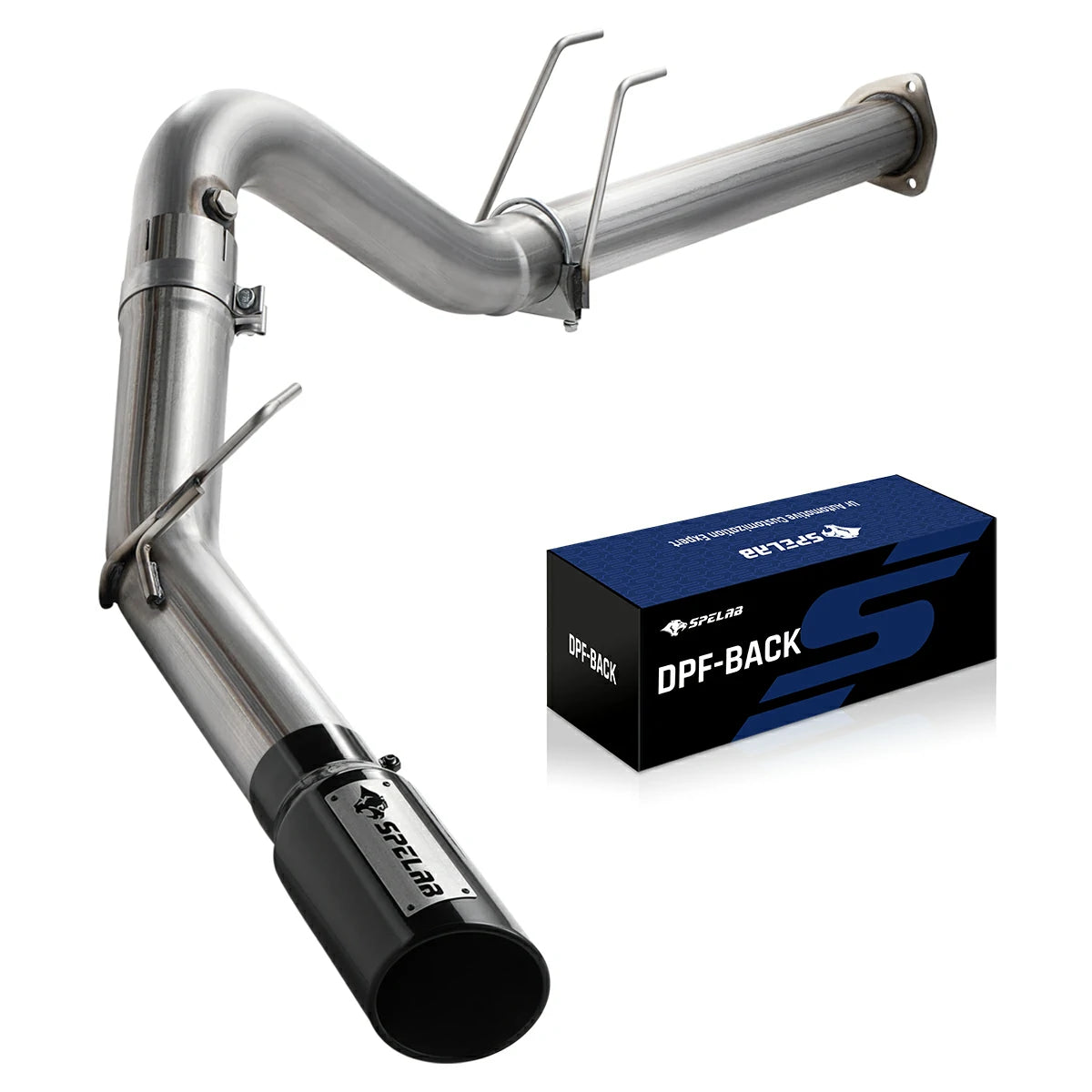 4'' DPF Back Exhaust Single Side Exit 2011-2016 6.7L Powerstroke Ford F250 F350 F450