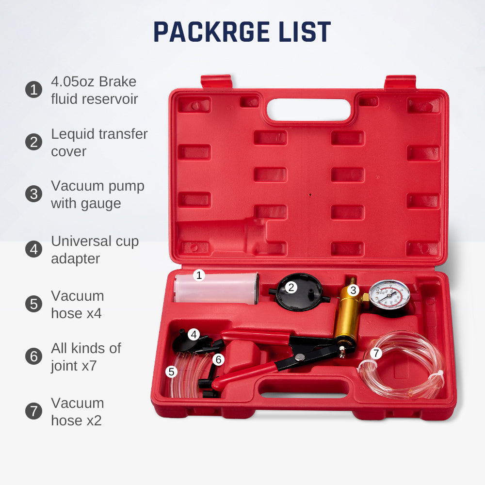 Brake Bleeder and Vacuum Pump Kit |SPELAB-1