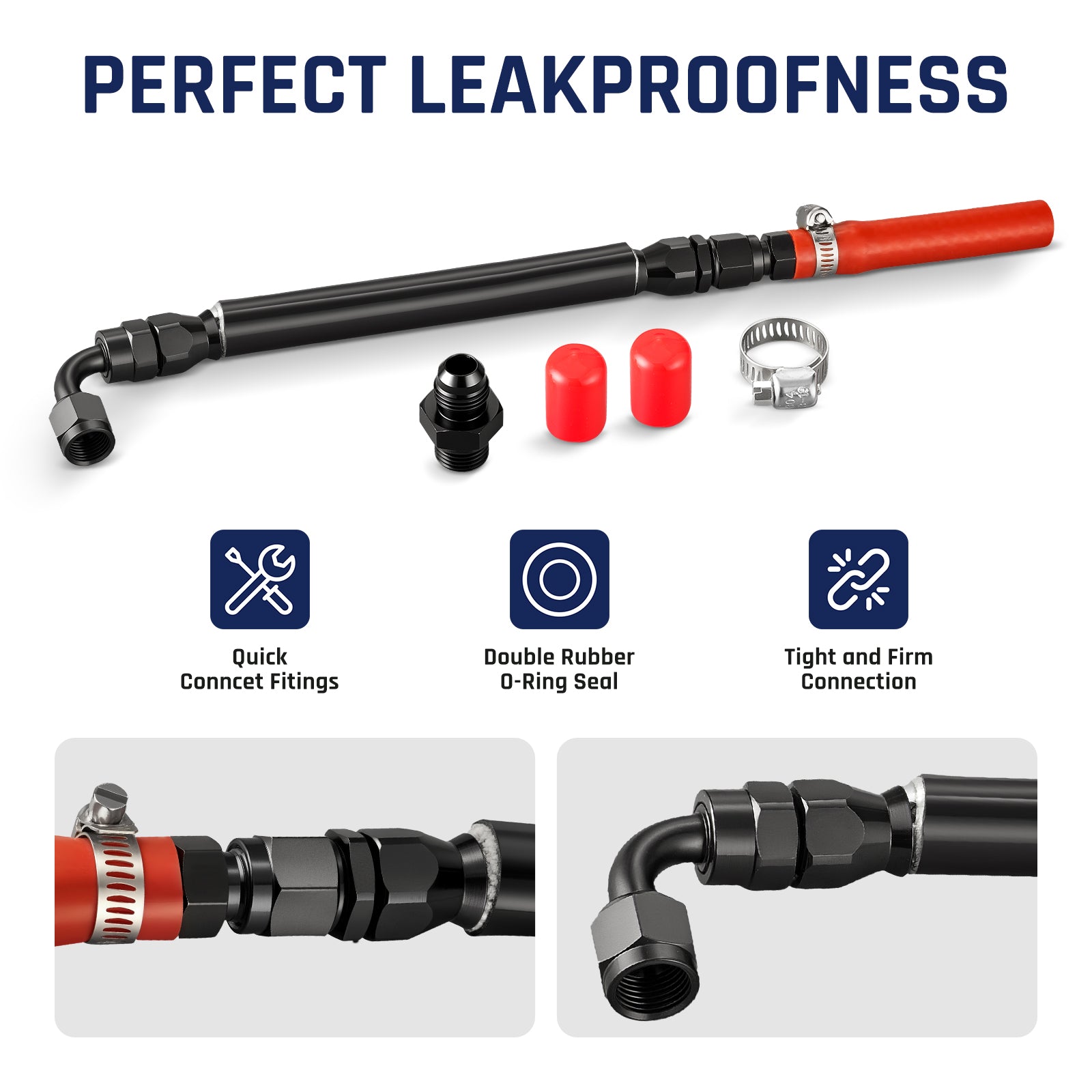 Turbo Coolant Feed Line for 2011–2014 Ford F250 F350 6.7L Powerstroke | SPELAB