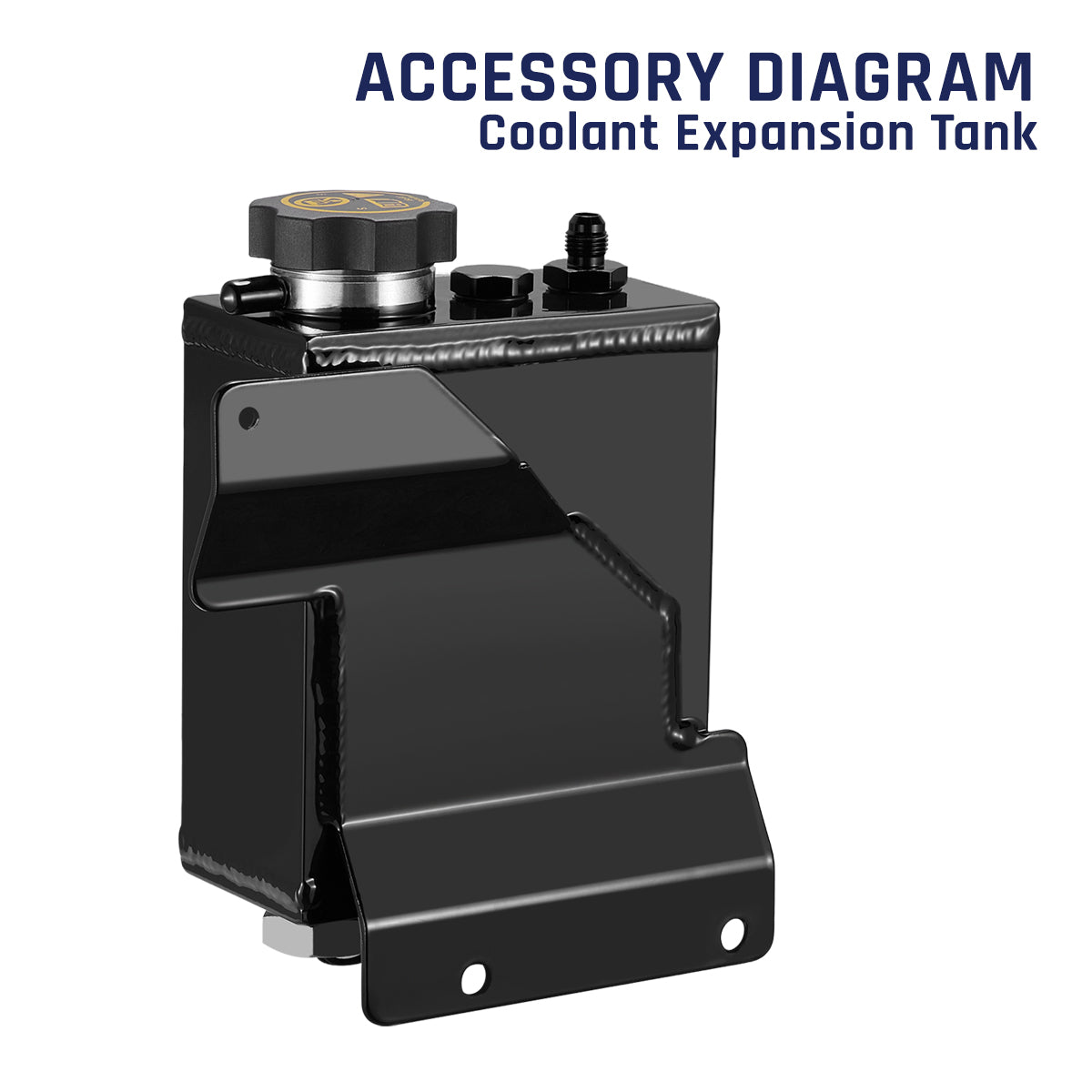 Coolant Reservoir for 2013-2018 Dodge Ram 6.7L Diesel Coolant Overflow Tank | SPELAB