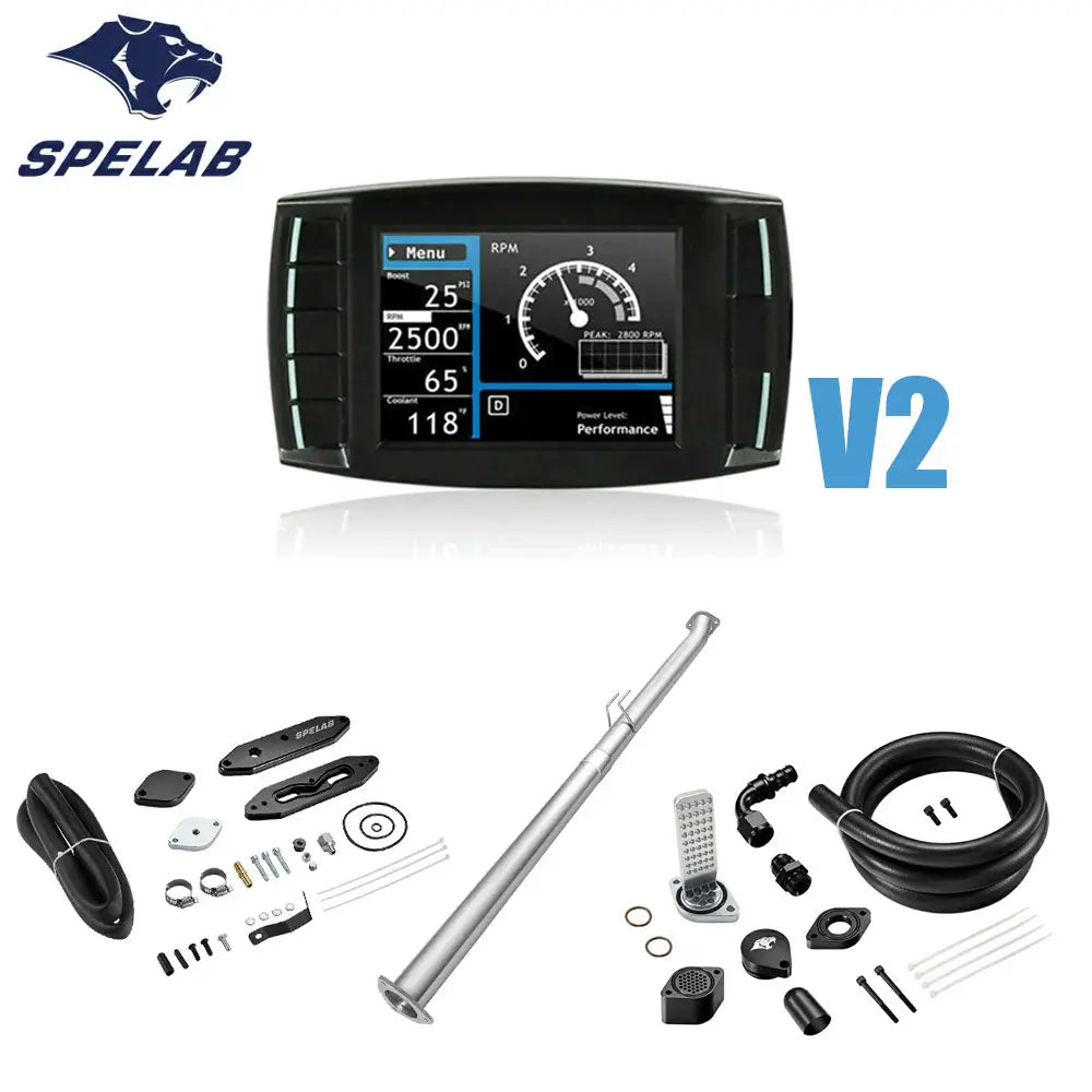 DPF/DEF/EGR/CCV Delete 2011-2019 6.7L Powerstroke All-in-One Kit |SPELAB