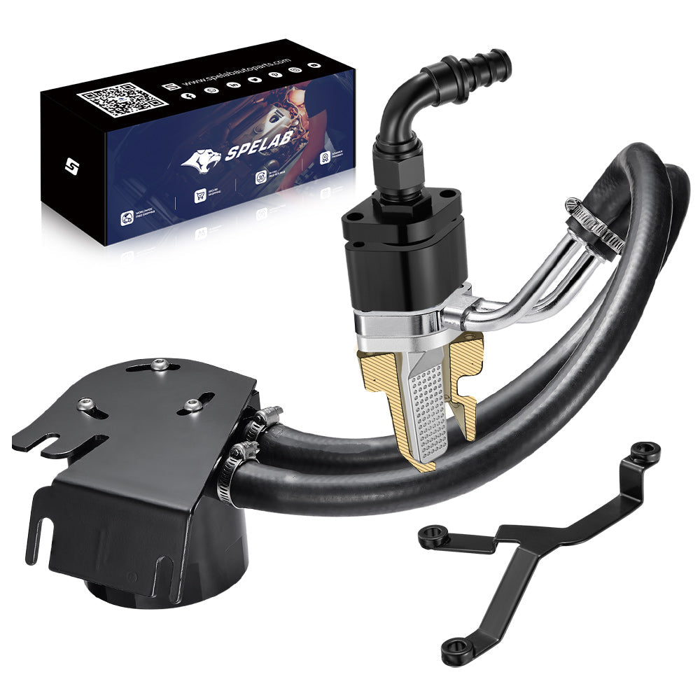 SPELAB Enhanced CCV/PCV Reroute/Delete Engine Ventilation Kit For 11-23 Ford 6.7L Powerstroke-2