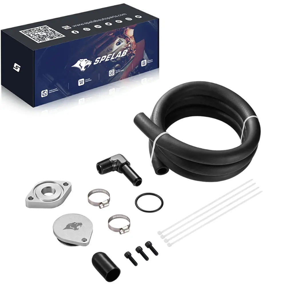 6.7 Powerstroke CCV Delete kit w/ Catch Can | Spelab – SPELAB