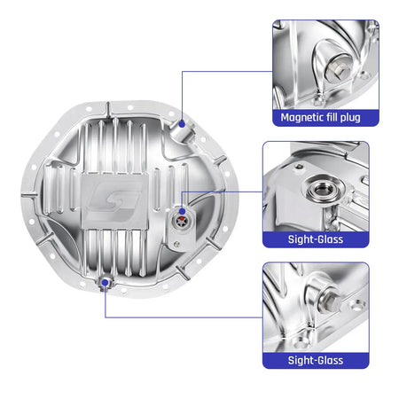 Differential Cover For AAM 9.5"/9.76" 2014-2025 GM 1500-12 Rear Axles| SPELAB