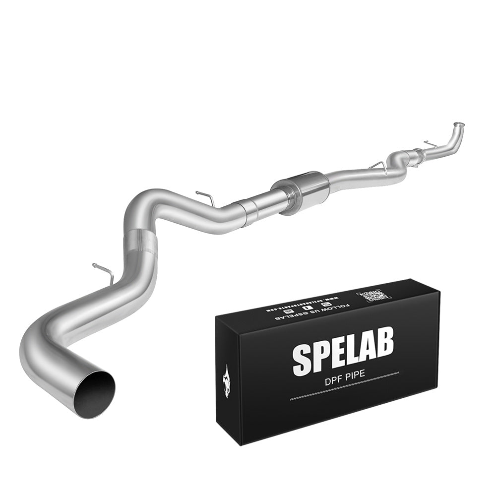 4'/5' Downpipe-Back 2001-2007 LBZ LLY LB7 6.6 Duramax DPF Delete Race Pipe | SPELAB-3