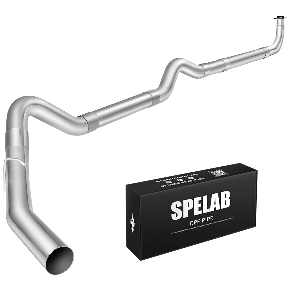 4'/5' Downpipe-Back 2001-2007 LBZ LLY LB7 6.6 Duramax DPF Delete Race Pipe | SPELAB-1