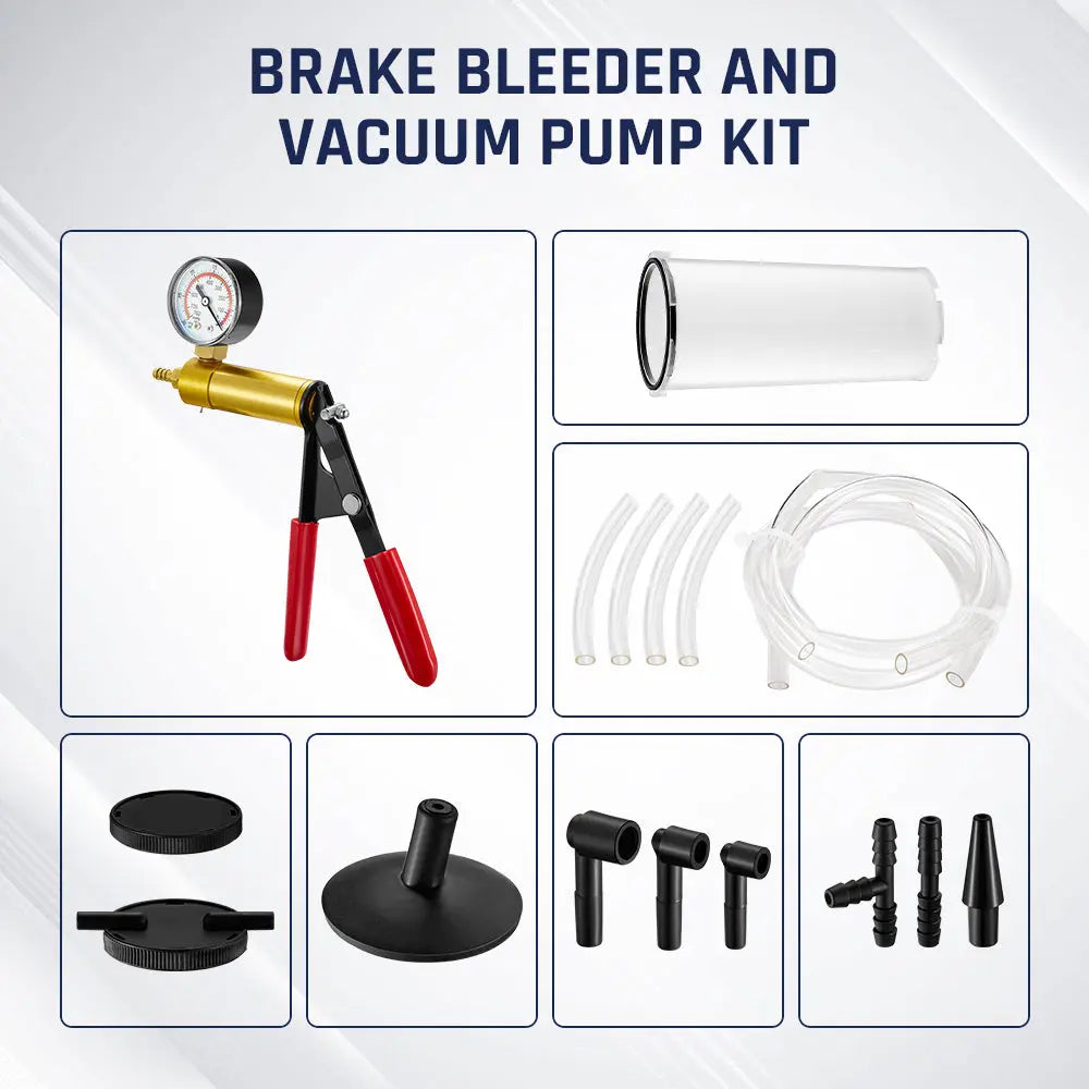 Brake Bleeder and Vacuum Pump Kit SPELAB