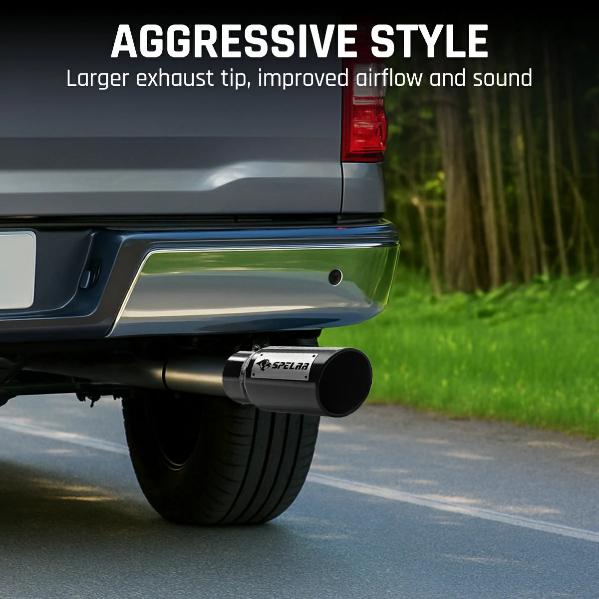 5'' DPF Back Exhaust Single Side Exit for 2013-2025 Dodge Ram 2500/3500 6.7L Diesel Filter-Back Exhaust