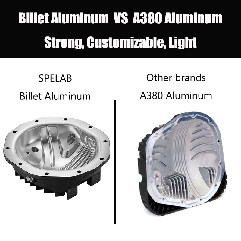 Billet Aluminum Rear Differential Cover 8.5
