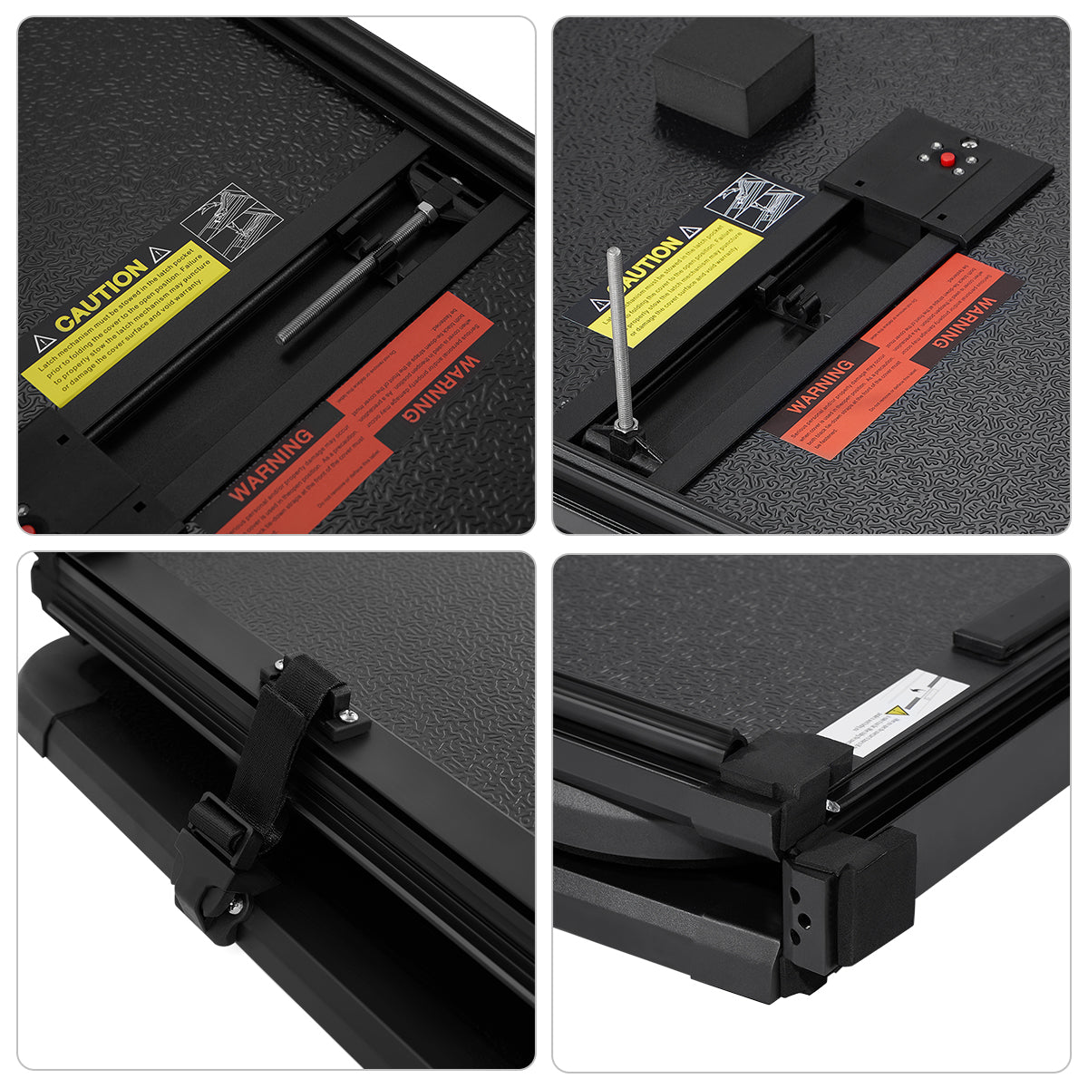 Hard Tri-Fold Tonneau Cover 5.10 ft for 2019-2025 Chevy Silverado & GMC Sierra 1500 | SPELAB