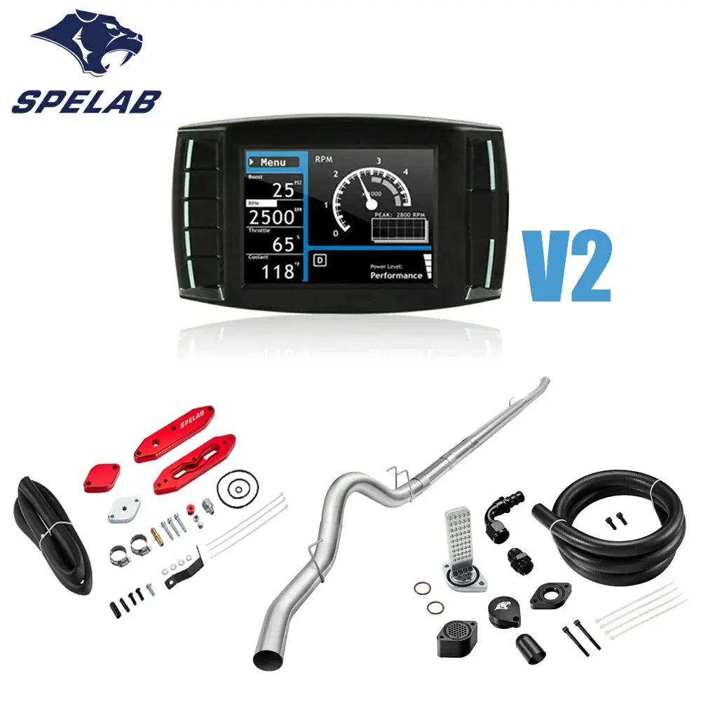 DPF/DEF/EGR/CCV Delete 2011-2019 6.7L Powerstroke All-in-One Kit |SPELAB