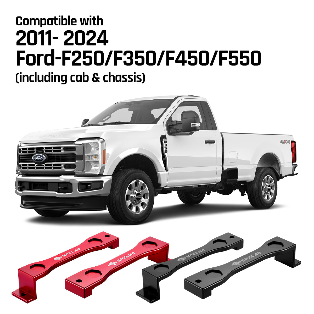 Battery Hold Down for 2011–2024 Ford 6.7L Powerstroke | SPELAB