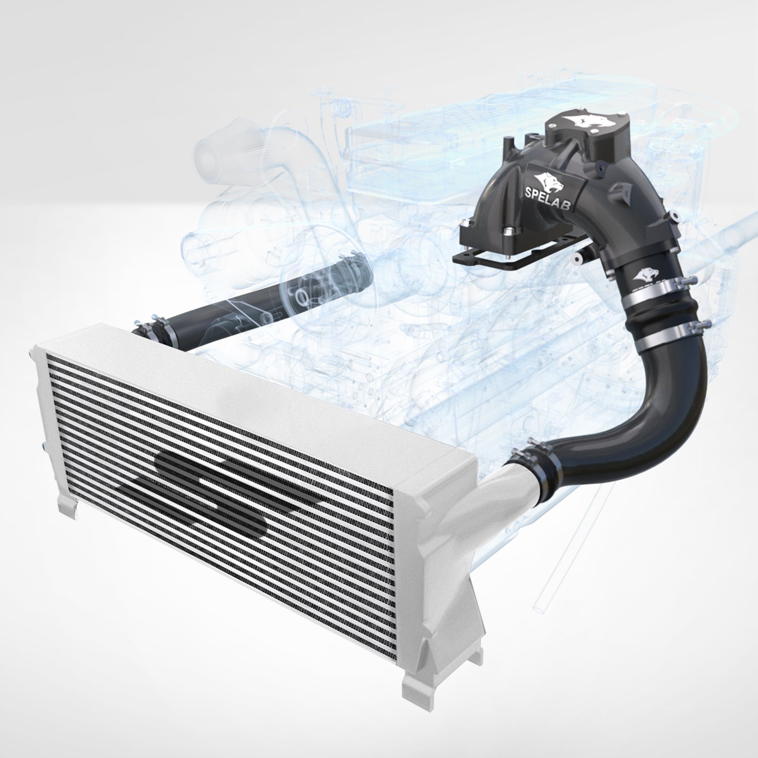 Intake System Kit for 2007-2018 Dodge Ram 2500/3500 6.7L Diesel | SPELAB