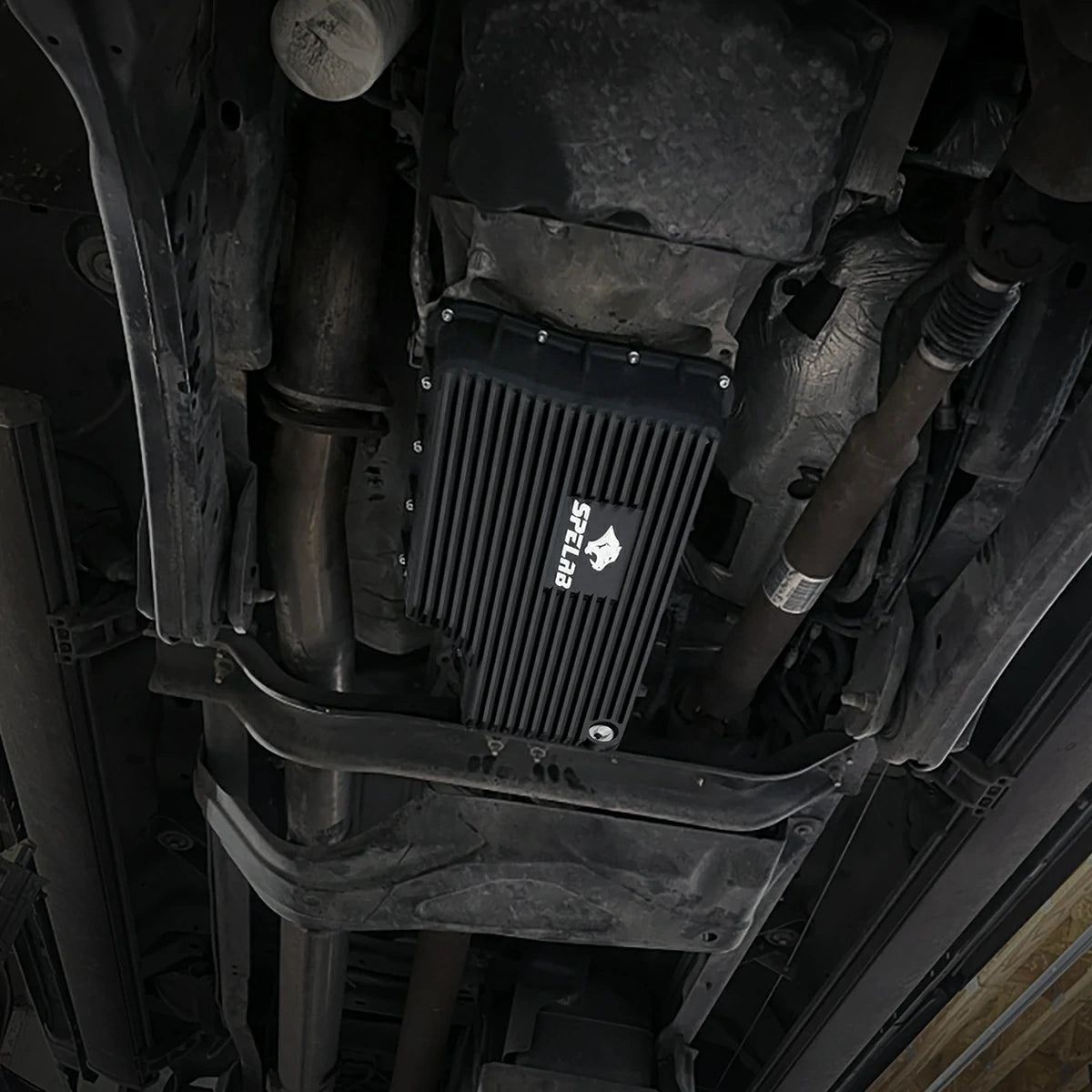 6R140 Transmission Pan for 2011-2019 Ford 6.7L Powerstroke F250 F350 F450 |SPELAB-9