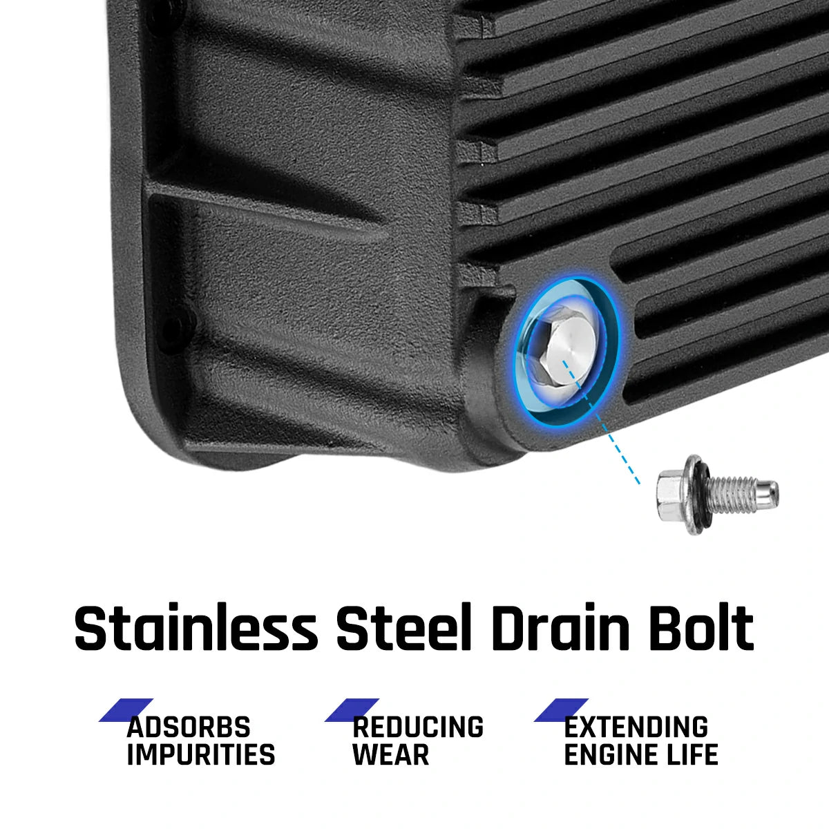 6R140 Transmission Pan for 2011-2019 Ford 6.7L Powerstroke F250 F350 F450 |SPELAB-7