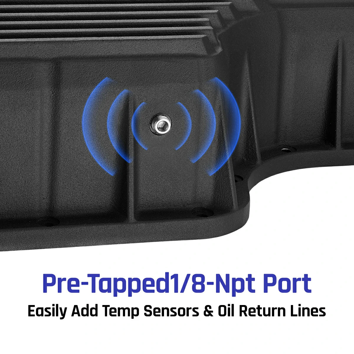 6R140 Transmission Pan for 2011-2019 Ford 6.7L Powerstroke F250 F350 F450 |SPELAB-8