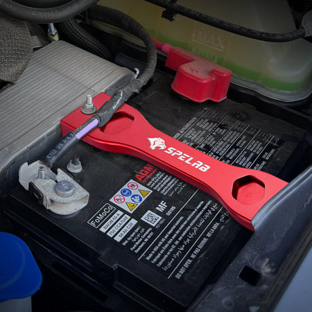 Battery Hold Down for 2011–2024 Ford 6.7L Powerstroke | SPELAB