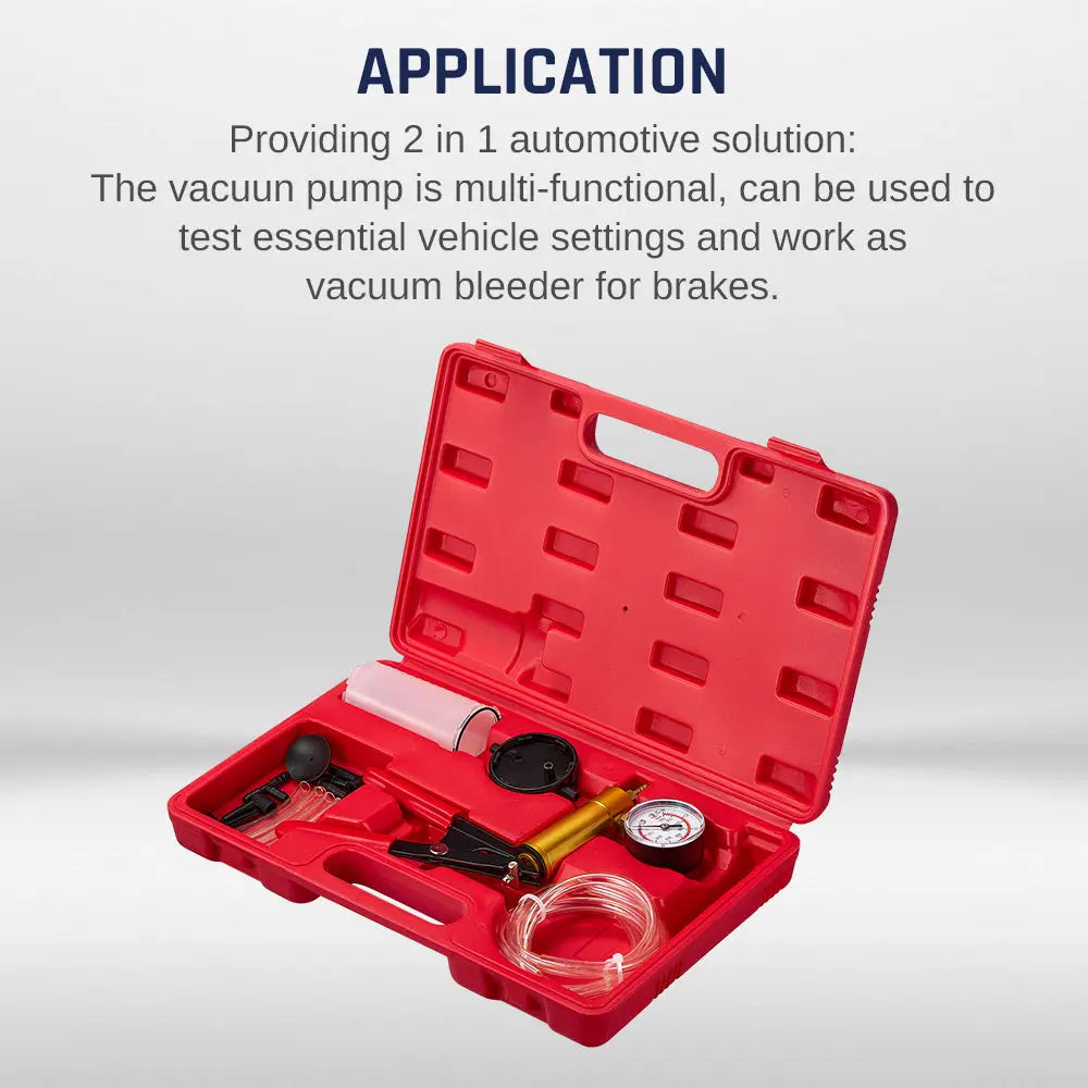 Brake Bleeder and Vacuum Pump Kit SPELAB