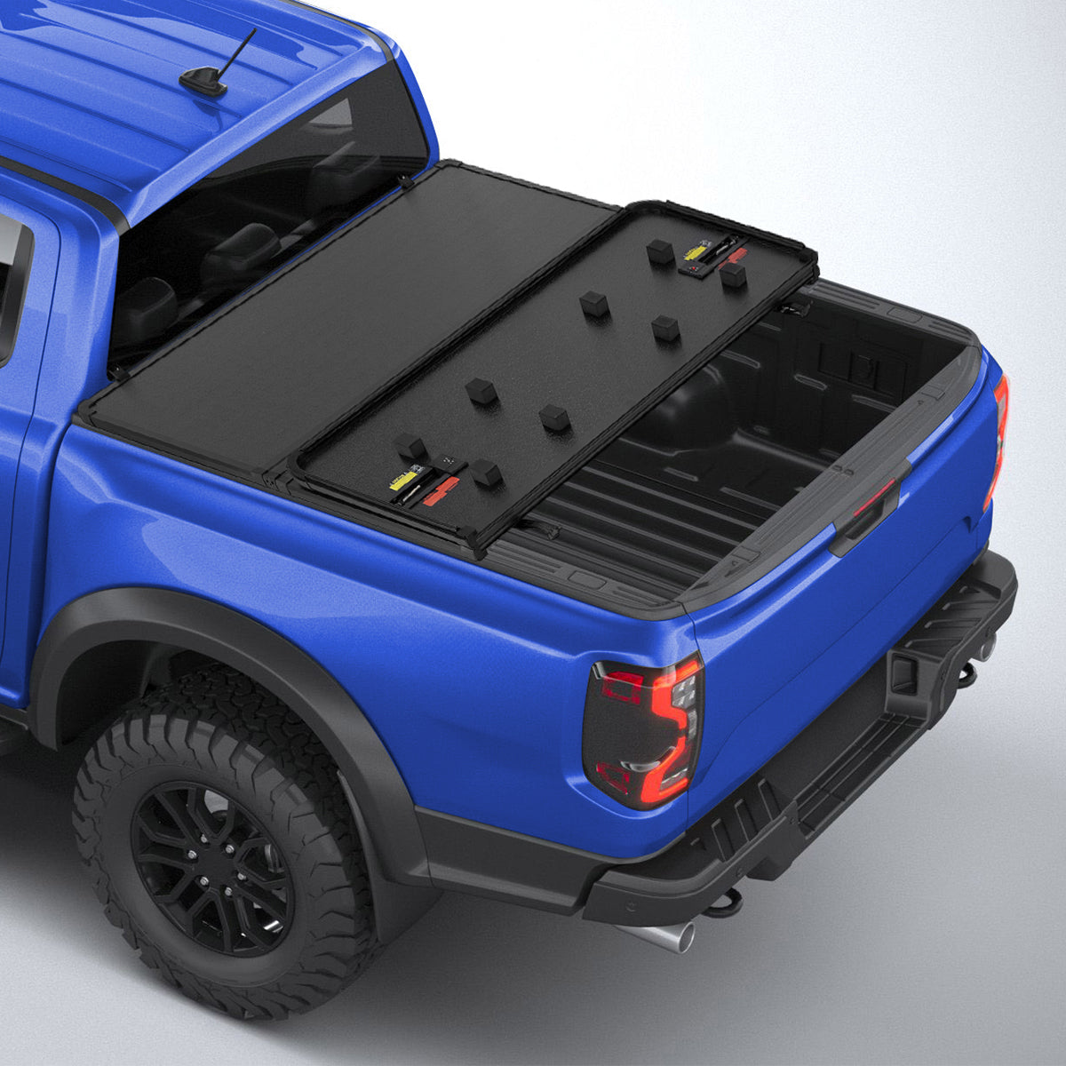 Hard Tri-Fold Tonneau Cover 5.10 ft for 2019-2025 Chevy Silverado & GMC Sierra 1500 | SPELAB