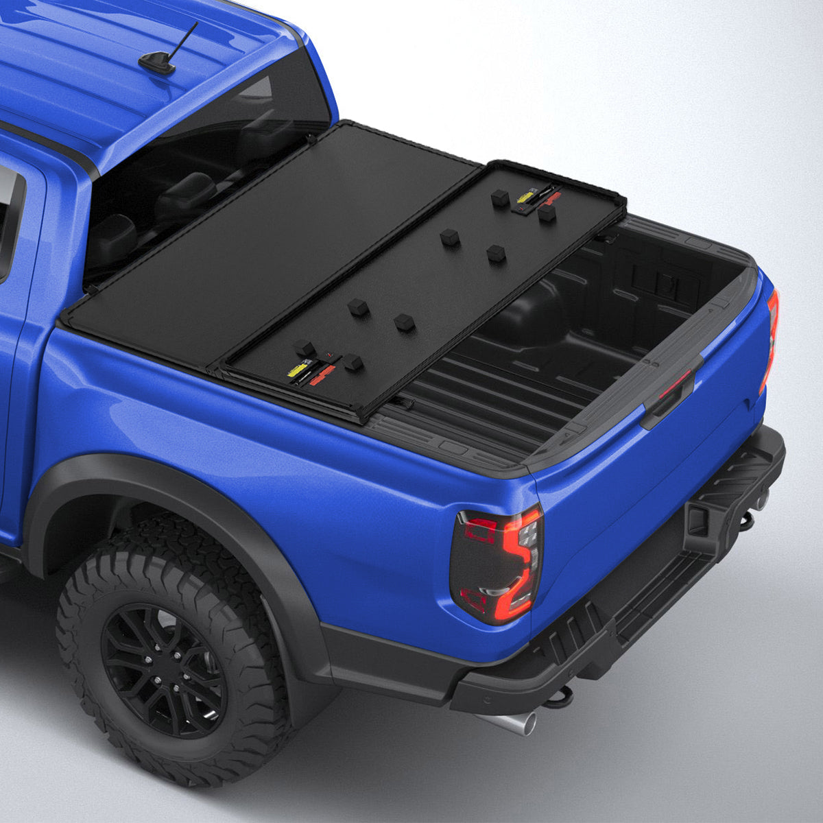 Hard Folding Tonneau Cover 6.8 ft for 1999–2025 Ford F250 F350 Super Duty | SPELAB