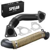 SPELAB 3'' Downpipe Exhaust For 2004.5-2010 LLY LBZ LMM 6.6L Duramax Diesel