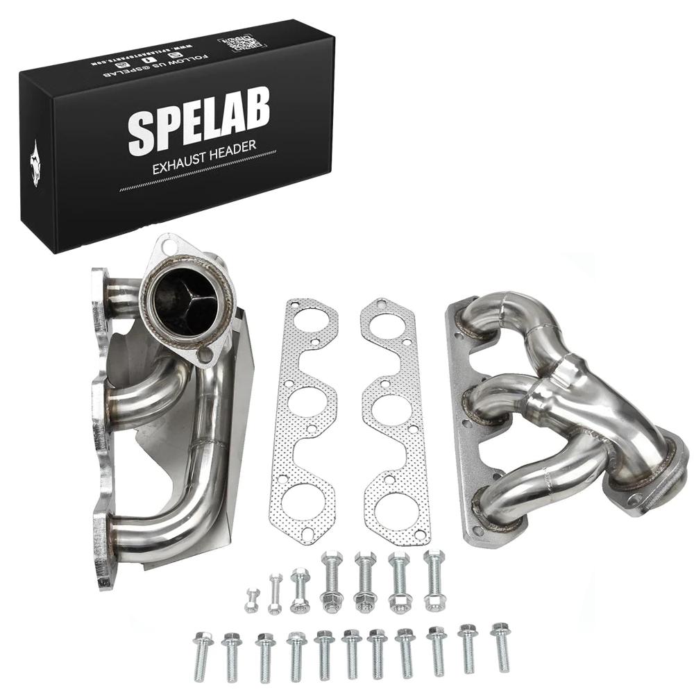 SPELAB Exhaust Header for Ford Mustang 3.8/3.9L V6 Shorty