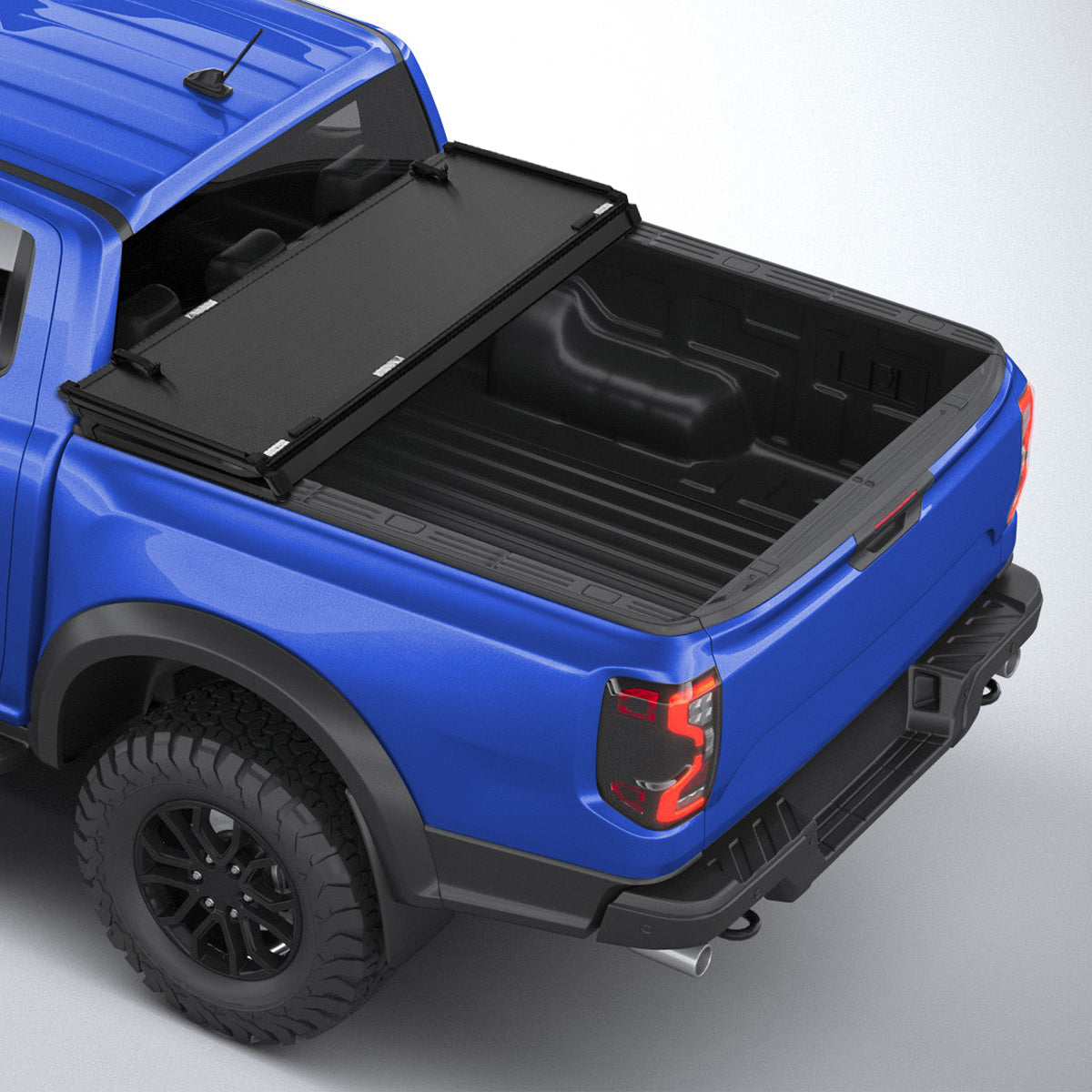 Hard Tri-Fold Tonneau Cover 5.10 ft for 2019-2025 Chevy Silverado & GMC Sierra 1500 | SPELAB