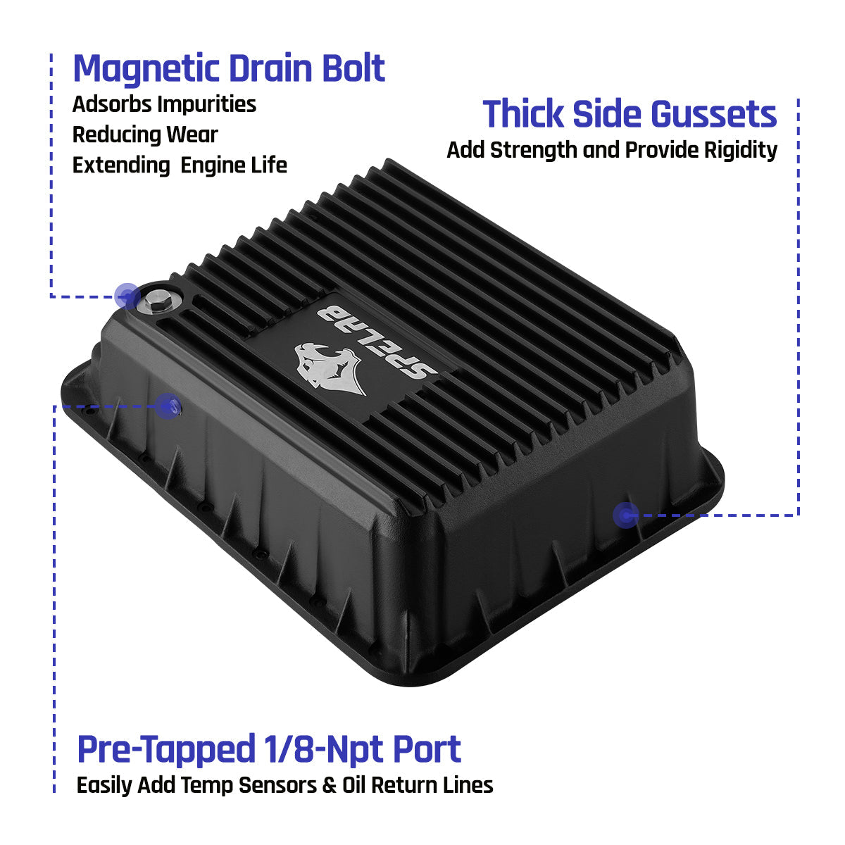 AS69RC Transmission Pan for 2013–2024 Dodge RAM 2500/3500 6.7L | SPELAB