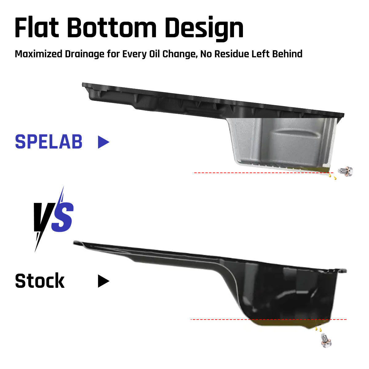 Oil Pan for 2017-2019 Chevrolet/GMC 2500HD 3500HD 6.6L Duramax | SPELAB