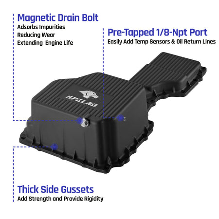 Oil Pan for 2017-2019 Chevrolet/GMC 2500HD 3500HD 6.6L Duramax | SPELAB