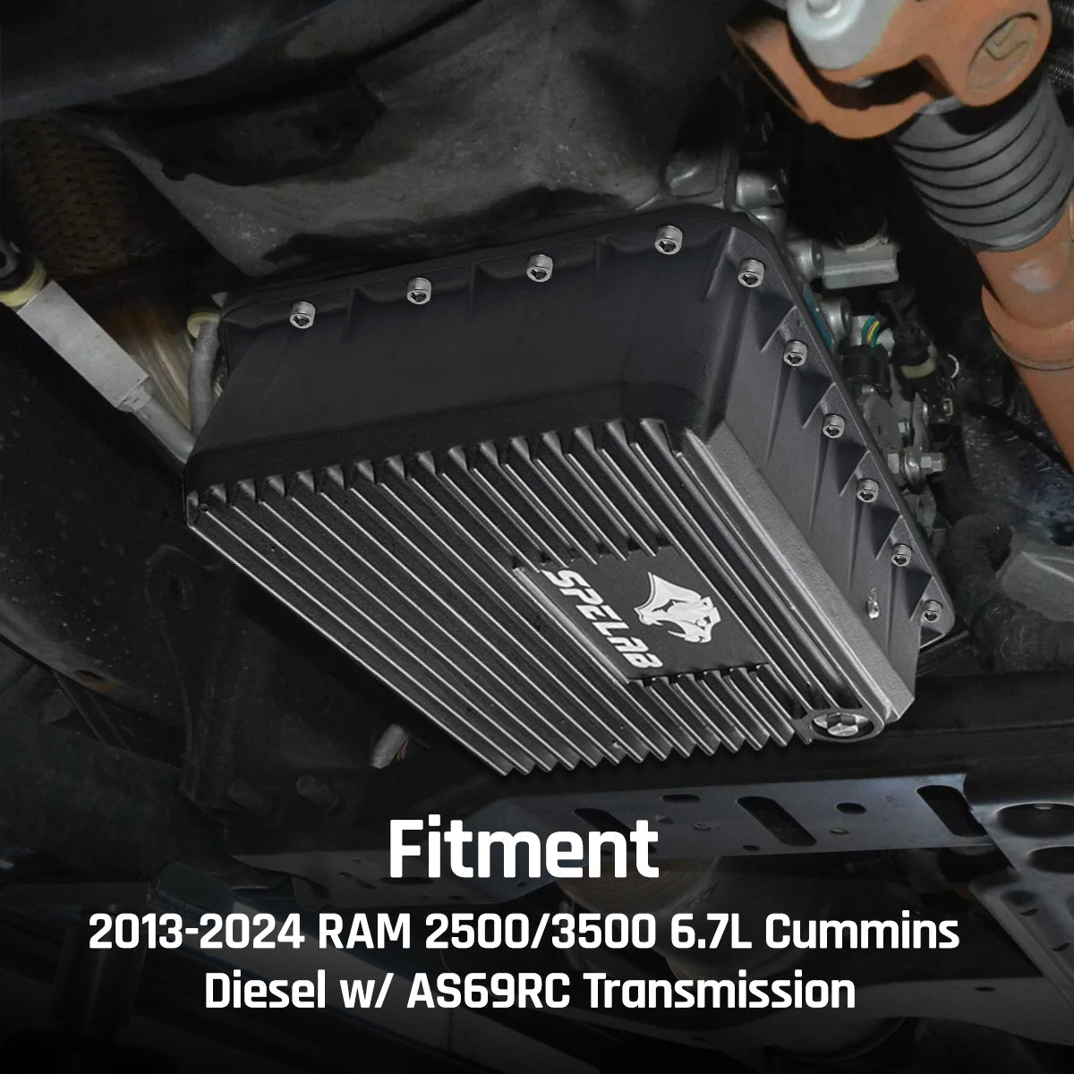 AS69RC Transmission Pan for 2013–2024 Dodge RAM 2500/3500 6.7L | SPELAB