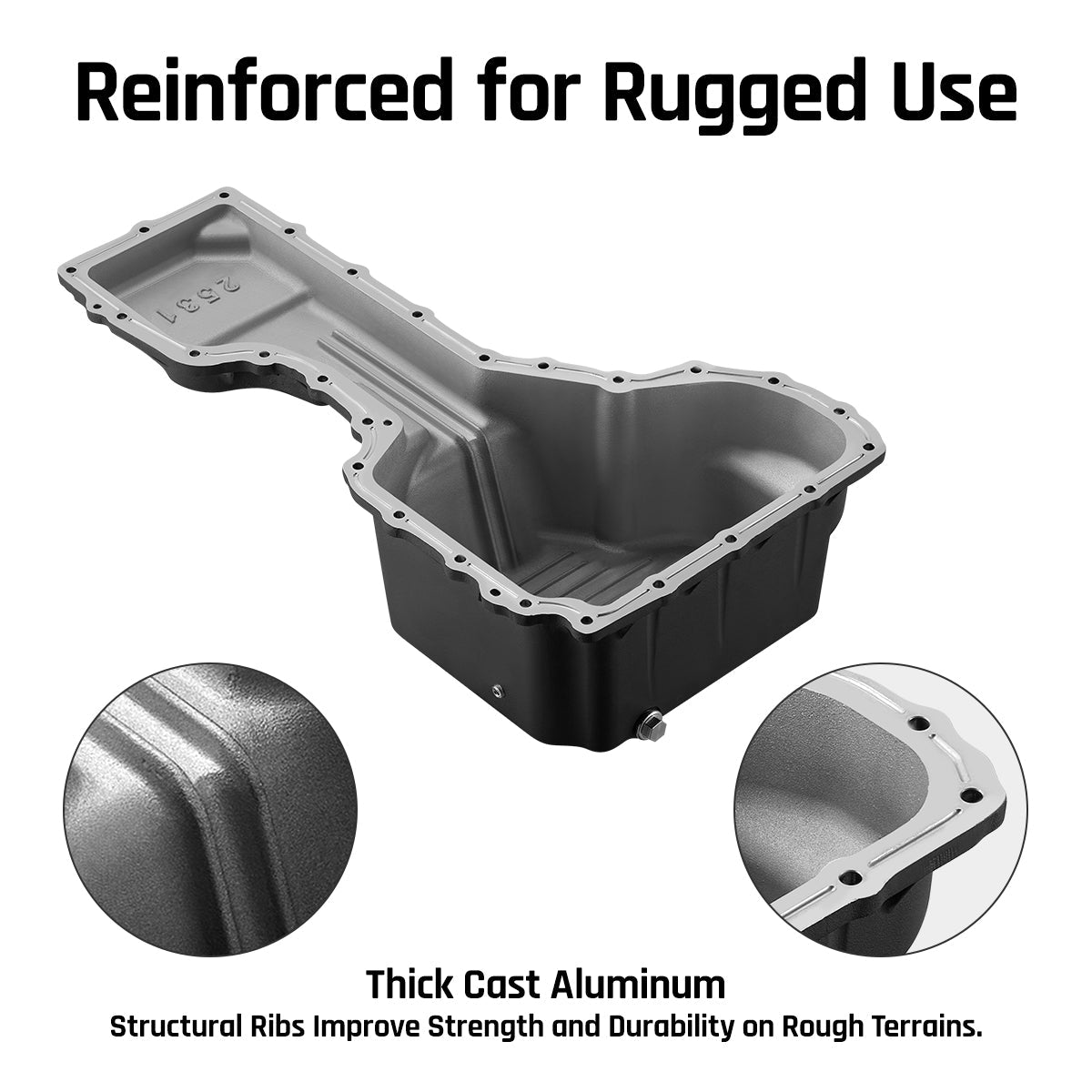 Oil Pan for 2017-2019 Chevrolet/GMC 2500HD 3500HD 6.6L Duramax | SPELAB