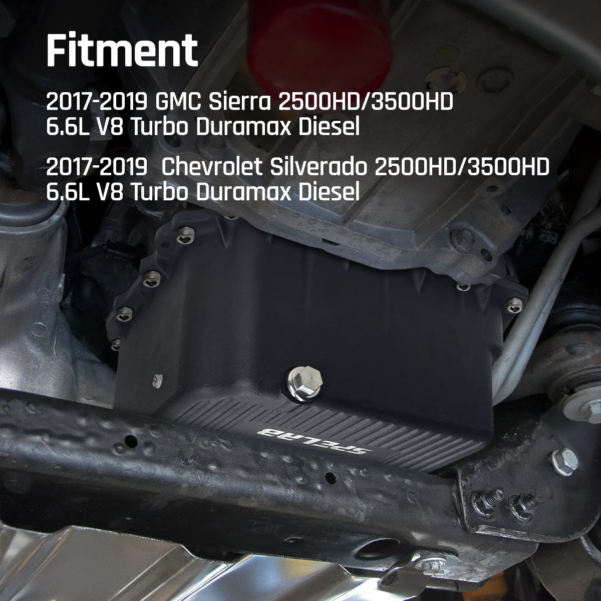 Oil Pan for 2017-2019 Chevrolet/GMC 2500HD 3500HD 6.6L Duramax | SPELAB
