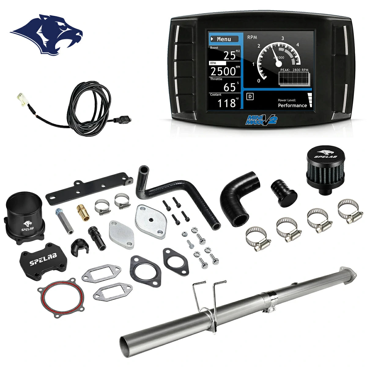 EGR/DPF/CCV/DEF Delete for 2013-2018 Dodge Ram 6.7L Diesel All-in-One Kit |SPELAB