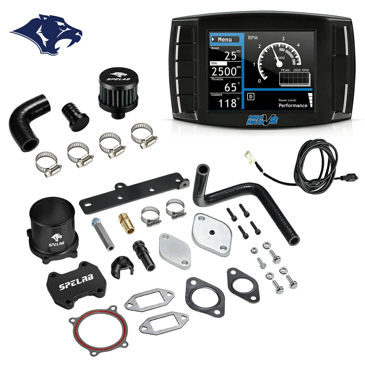 EGR/DPF/CCV/DEF Delete for 2013-2018 Dodge Ram 6.7L Diesel All-in-One Kit |SPELAB