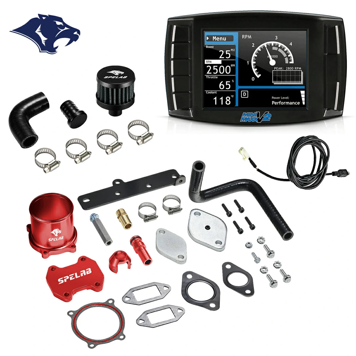 EGR/DPF/CCV/DEF Delete for 2013-2018 Dodge Ram 6.7L Diesel All-in-One Kit |SPELAB