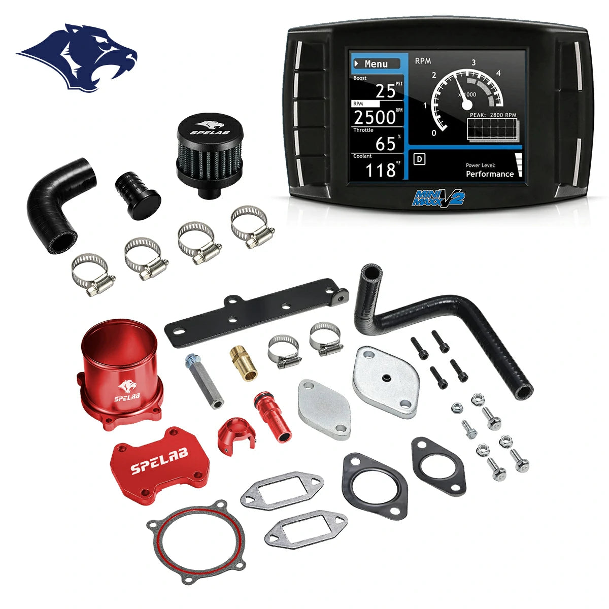 EGR/DPF/CCV/DEF Delete for 2013-2018 Dodge Ram 6.7L Diesel All-in-One Kit |SPELAB