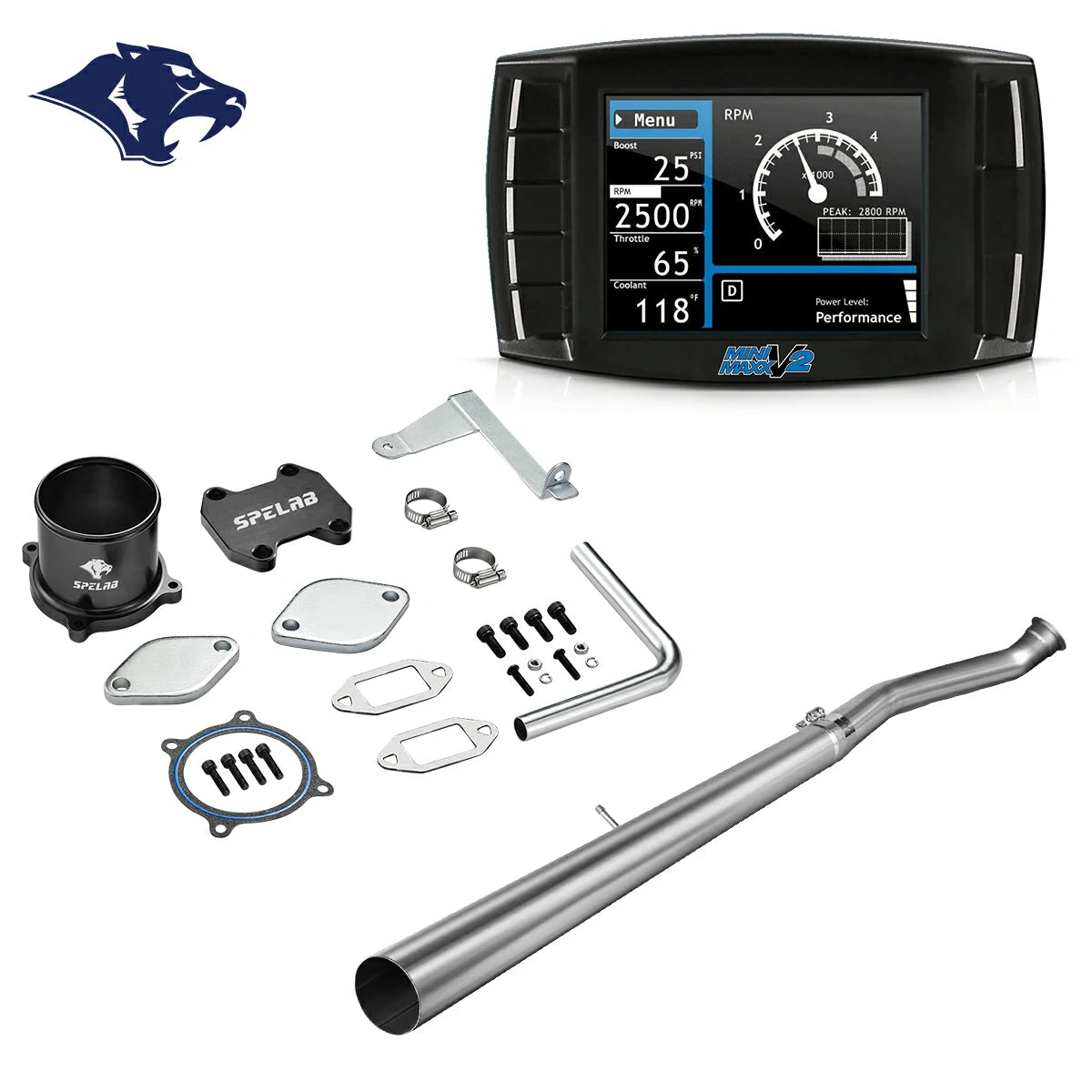 DPF/DEF/EGR Delete 2007.5-2009 Dodge Ram 2500 3500 6.7L Diesel All-in-One Kit |SPELAB