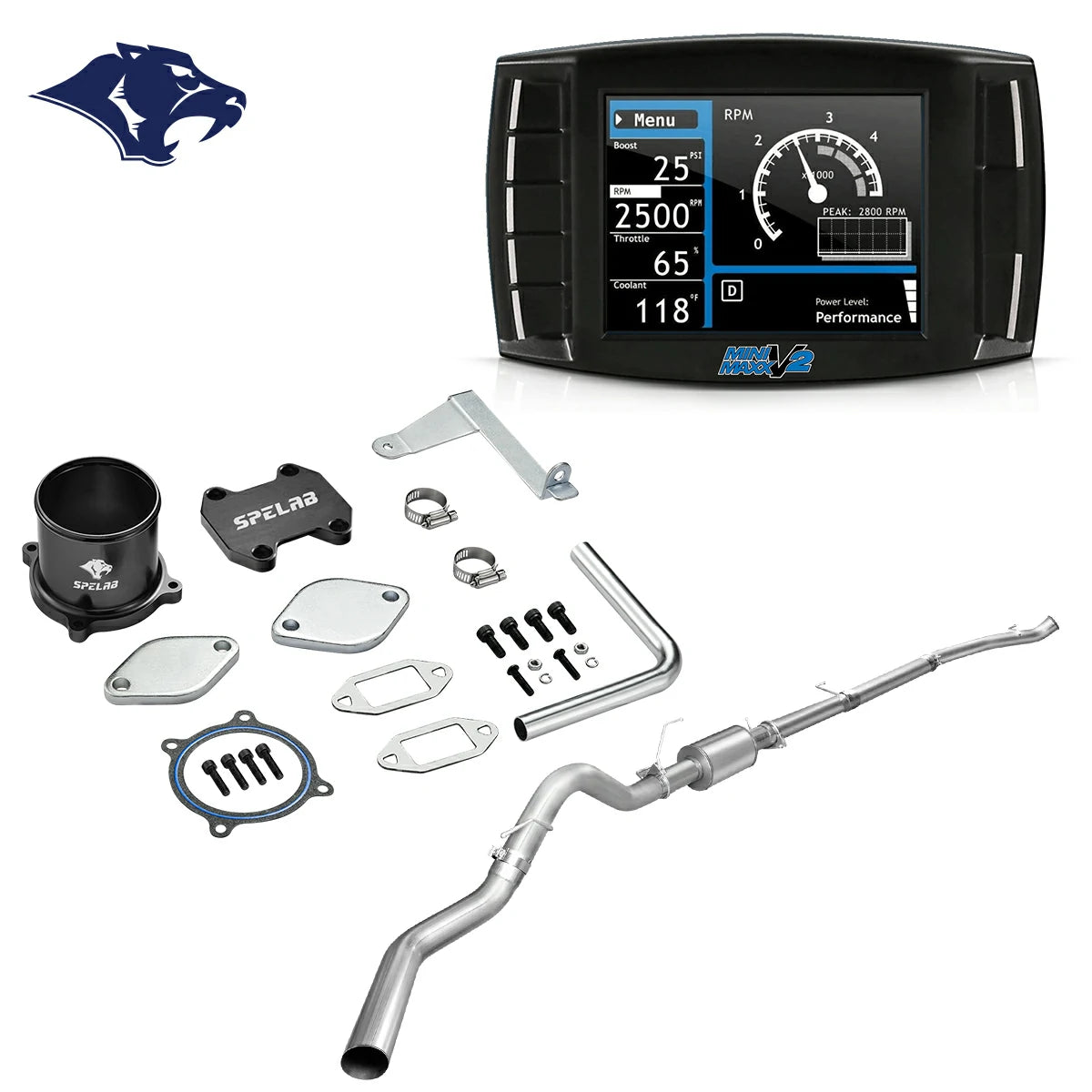DPF/DEF/EGR Delete 2007.5-2009 Dodge Ram 2500 3500 6.7L Diesel All-in-One Kit |SPELAB