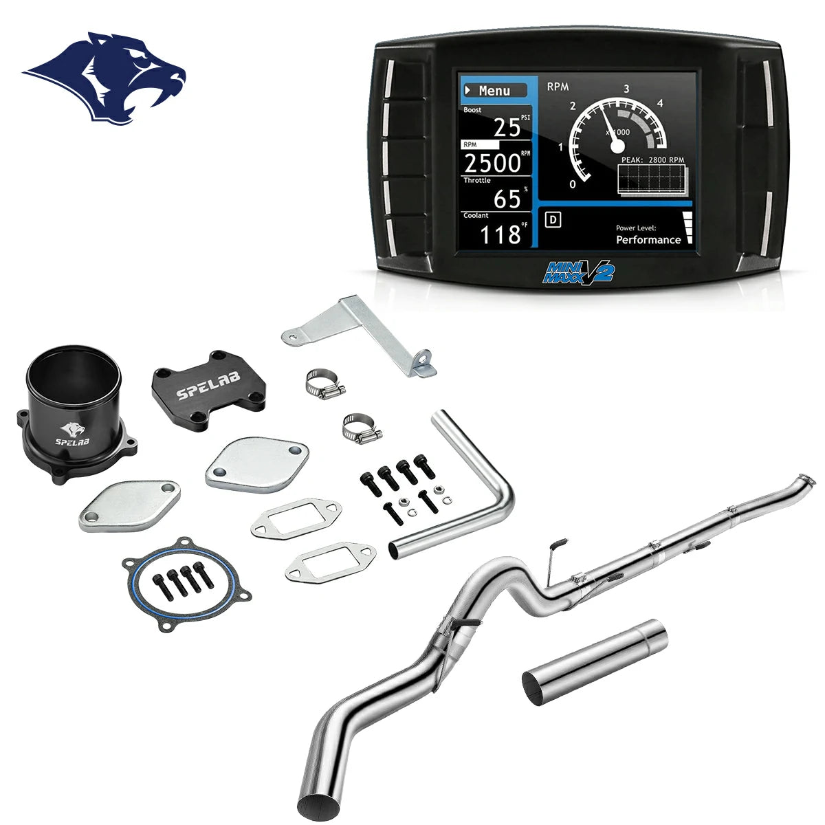 DPF/DEF/EGR Delete 2007.5-2009 Dodge Ram 2500 3500 6.7L Diesel All-in-One Kit |SPELAB