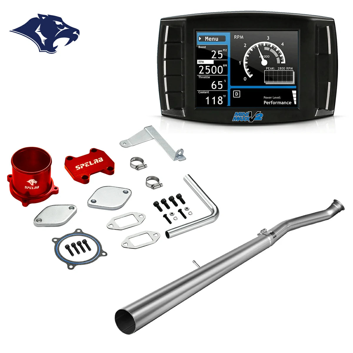 DPF/DEF/EGR Delete 2007.5-2009 Dodge Ram 2500 3500 6.7L Diesel All-in-One Kit |SPELAB