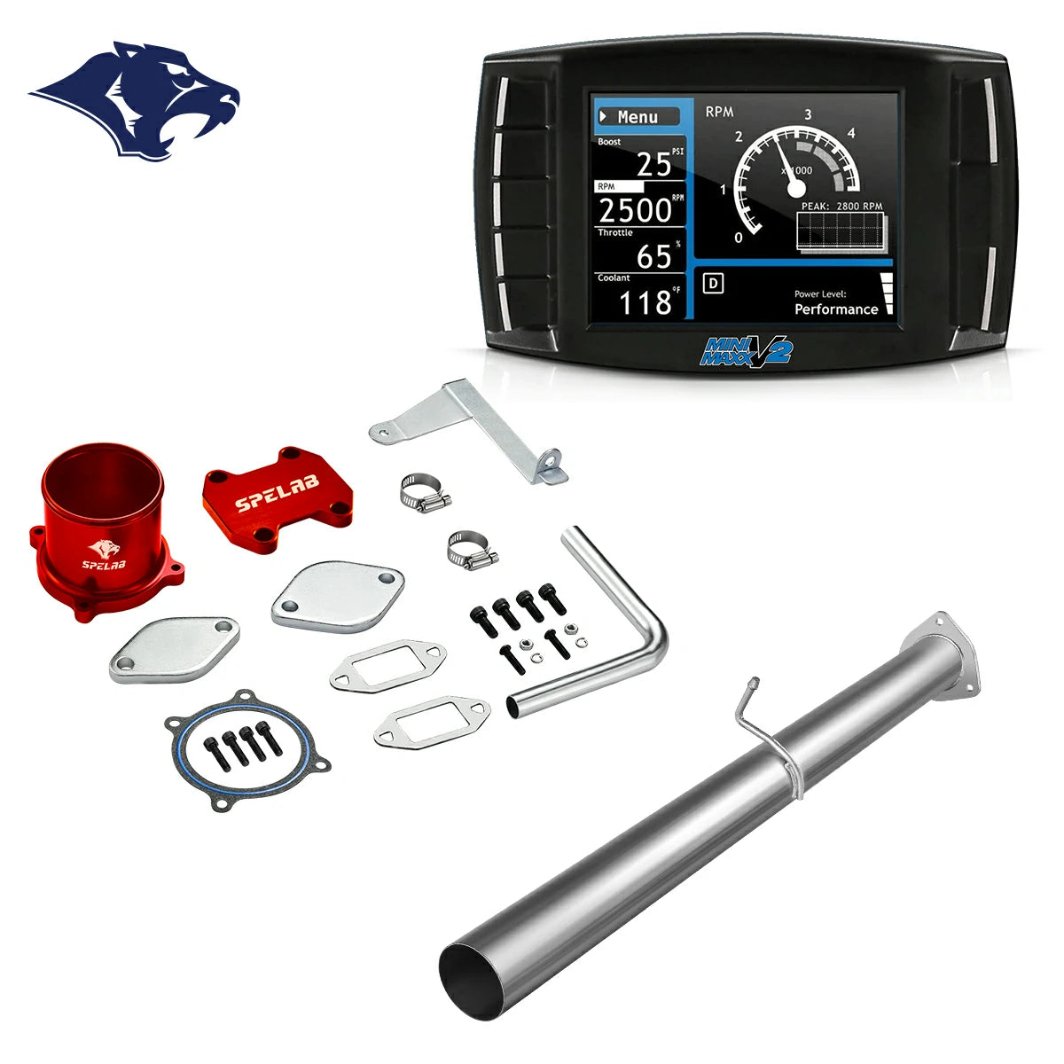 DPF/DEF/EGR Delete 2007.5-2009 Dodge Ram 2500 3500 6.7L Diesel All-in-One Kit |SPELAB