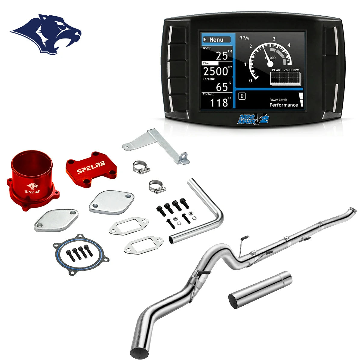 DPF/DEF/EGR Delete 2007.5-2009 Dodge Ram 2500 3500 6.7L Diesel All-in-One Kit |SPELAB