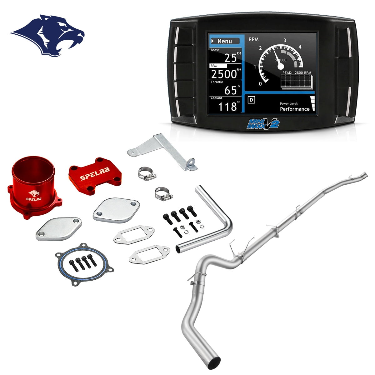 DPF/DEF/EGR Delete 2007.5-2009 Dodge Ram 2500 3500 6.7L Diesel All-in-One Kit |SPELAB