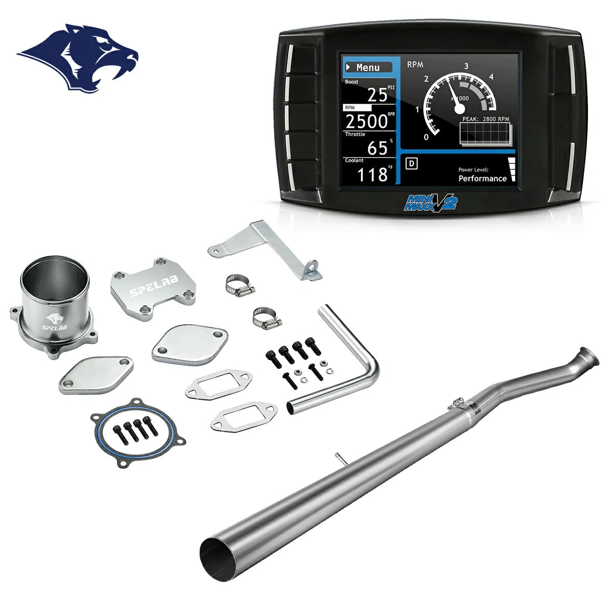 DPF/DEF/EGR Delete 2007.5-2009 Dodge Ram 2500 3500 6.7L Diesel All-in-One Kit |SPELAB